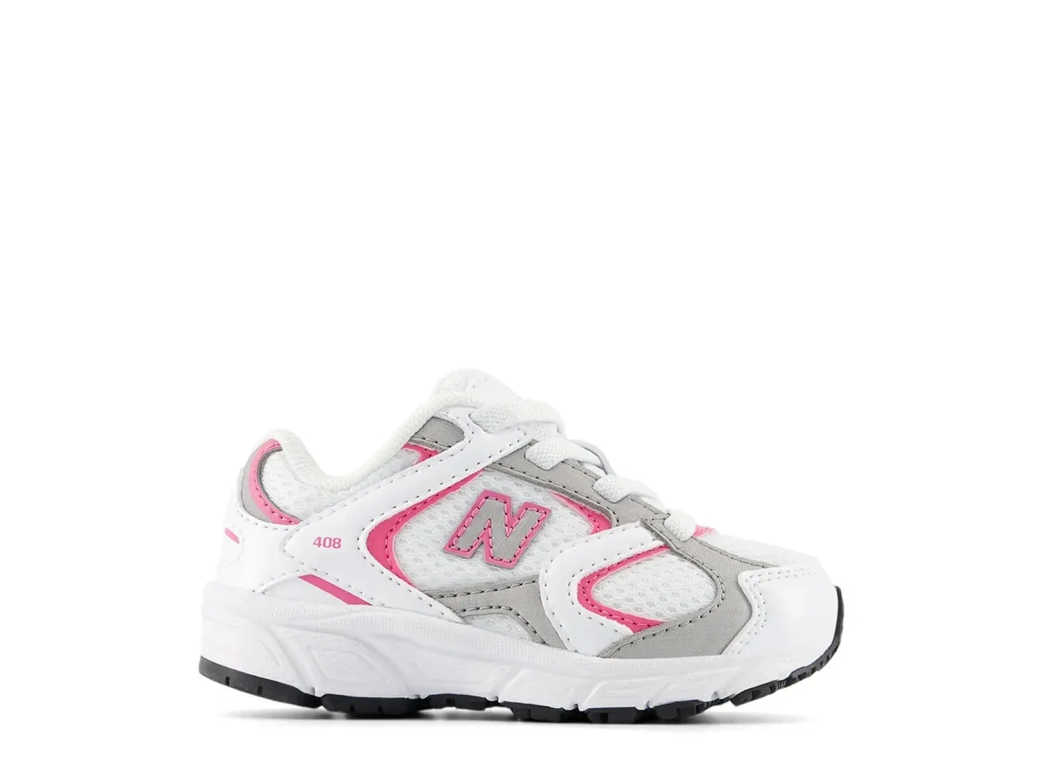 Кроссовки детские 408, New Balance, белый/розовый — фото 3