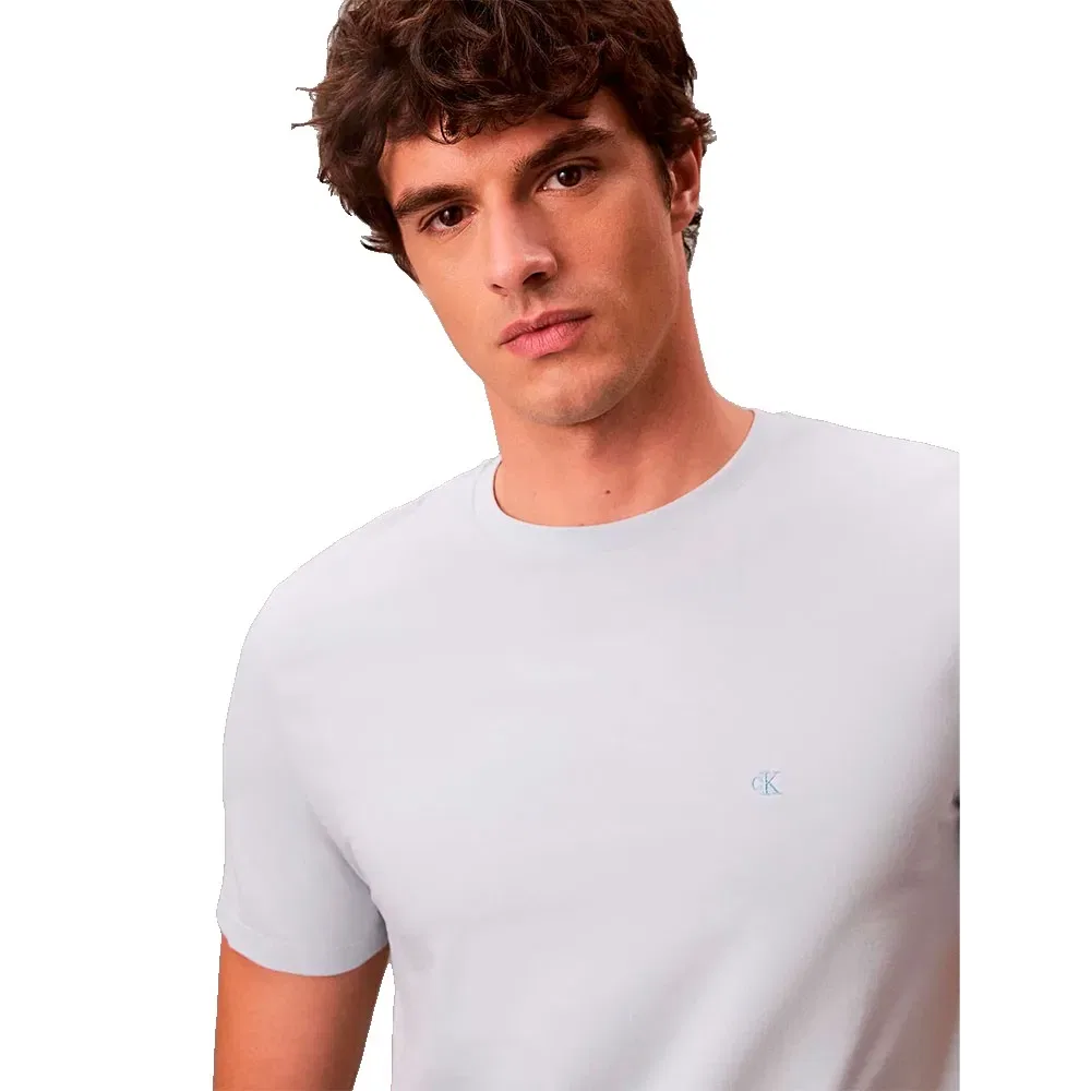 Футболка с коротким рукавом Slim Fit Liquid Touch Calvin Klein, белый — фото 3