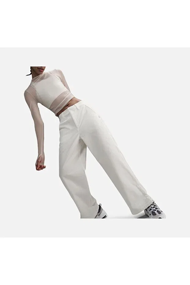 Женские брюки с широкой штаниной Nike, Nude Color — фото 3