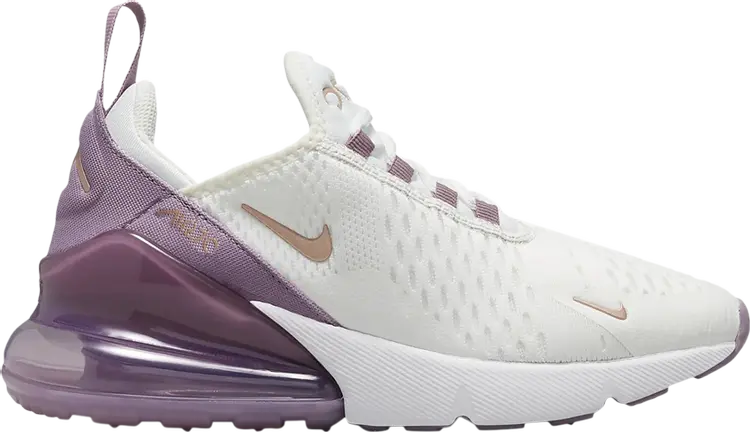 

Кроссовки Nike Air Max 270 GS 'White Amethyst Wave', белый