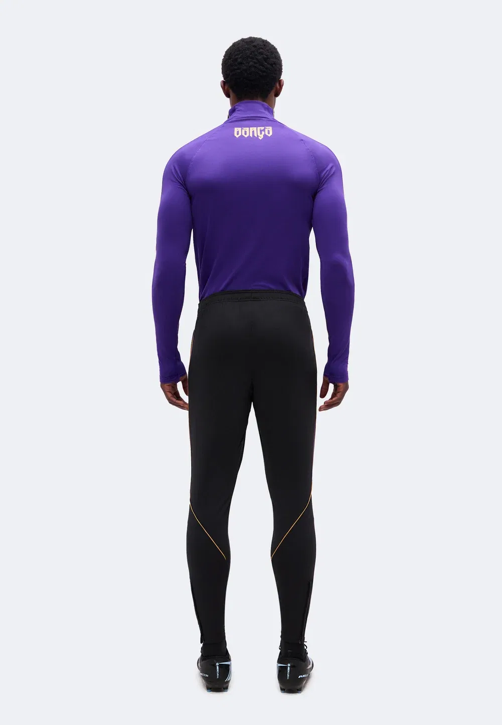 Фкб - спортивные штаны Nike Performance, Black/Field Purple/Metallic Gold-Coloured — фото 3