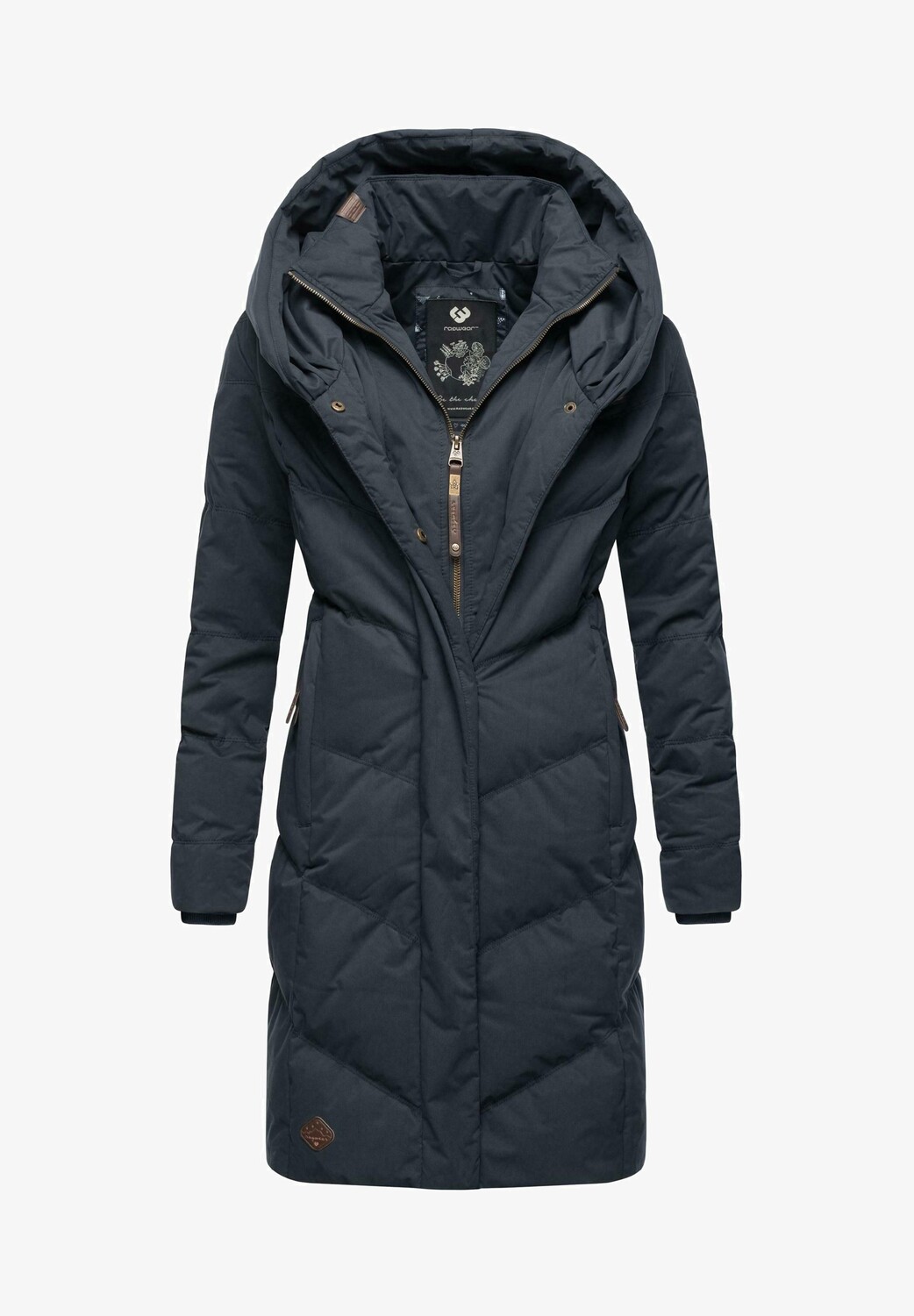 

Пальто зимнее Ragwear с двойной застежкой, синий