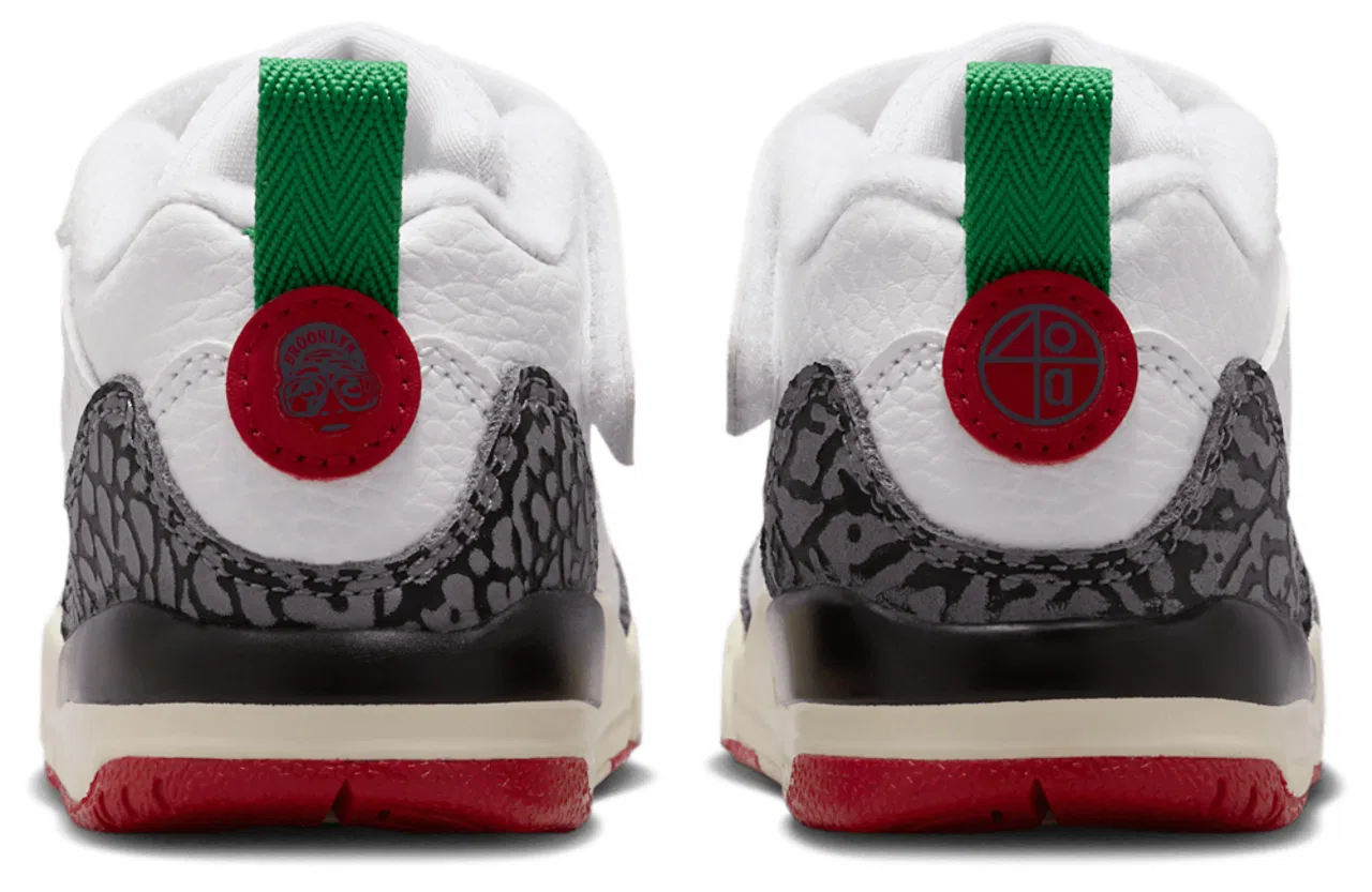 Кеды для мальчиков Spizike Low Jordan, цвет Varsity Red/White — фото 3