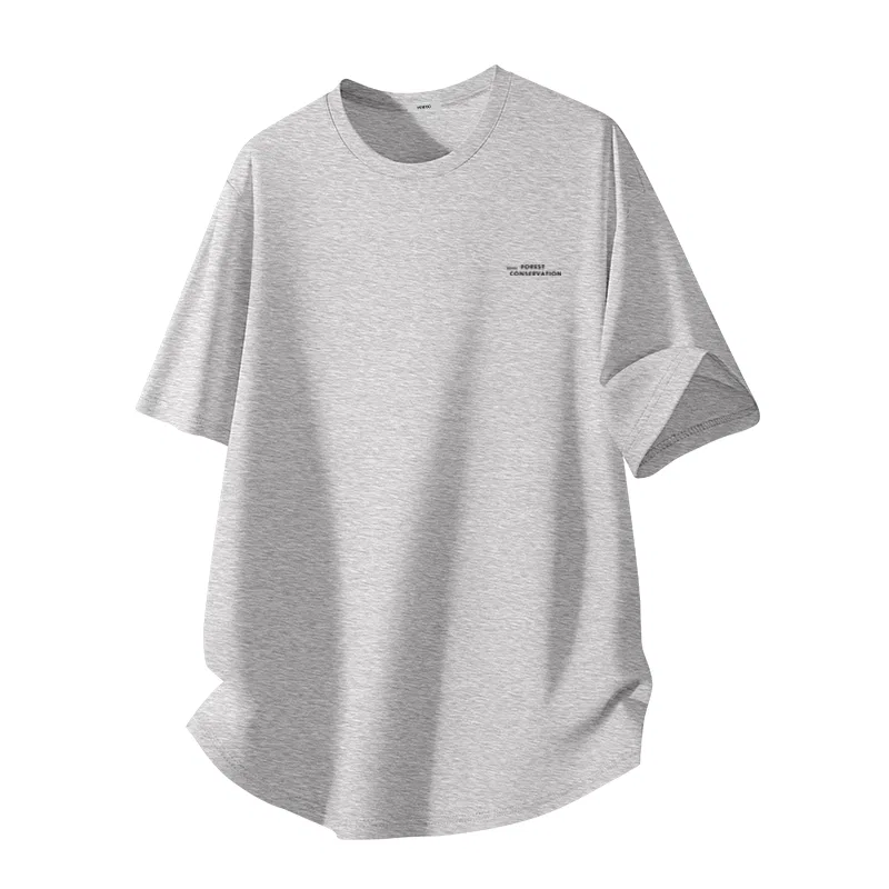 Детская футболка с принтом Heavyweight MINISO, Heather Gray