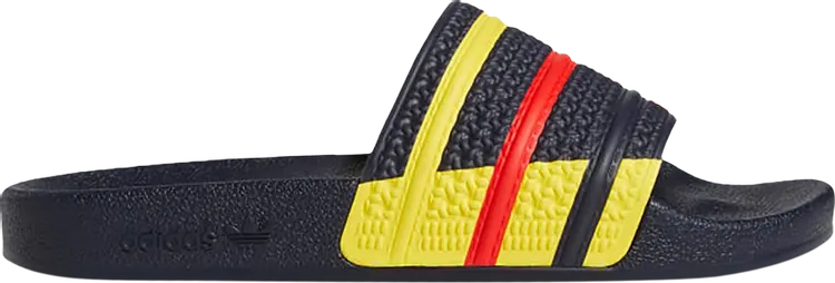 

Сандалии Adidas Adilette Slide 'Legend Ink Red Yellow', синий
