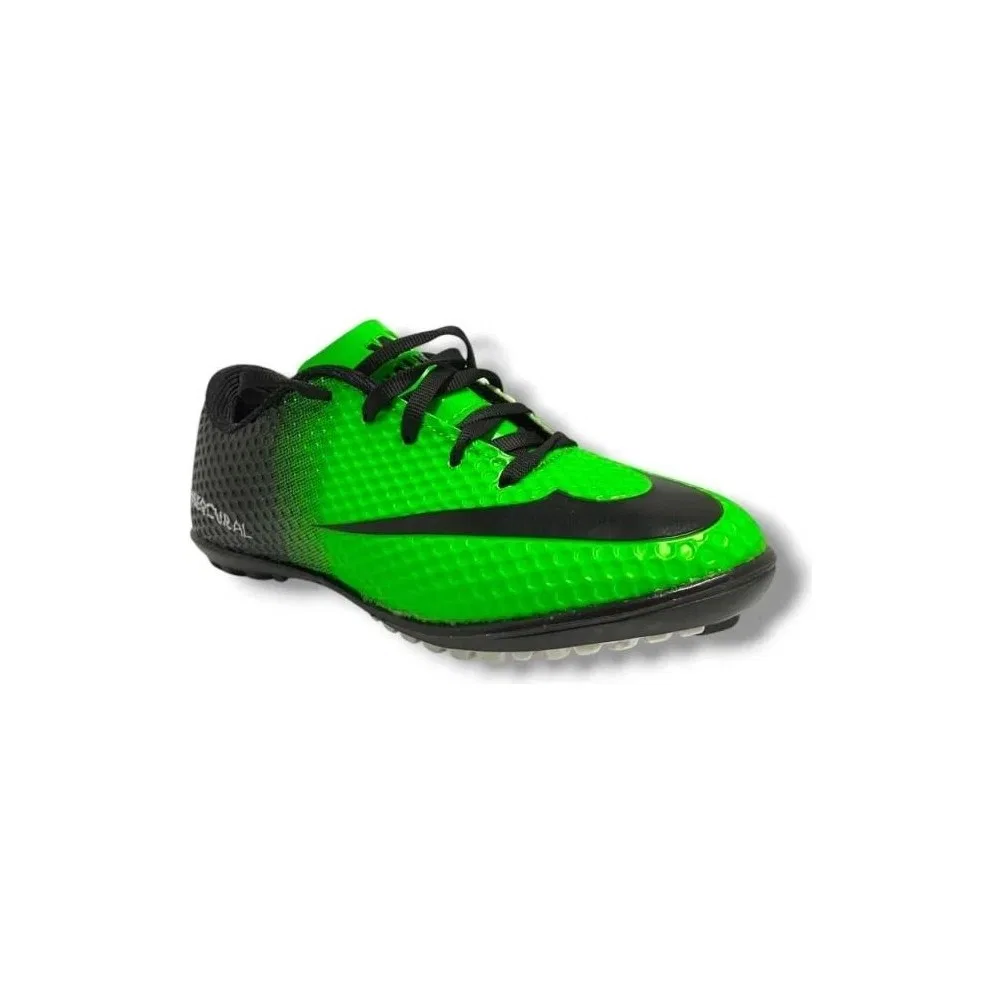 Детские футбольные бутсы для мальчиков с шнуровкой Green Black 401-26 Walked
