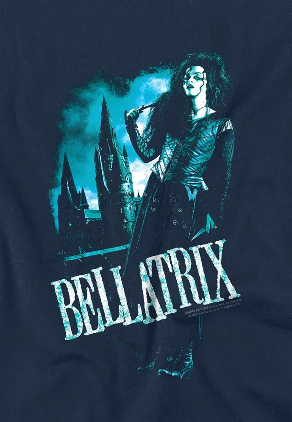 Футболка Cotton Soul Harry Potter Bellatrix Full Body Print, темно-синяя — фото 3