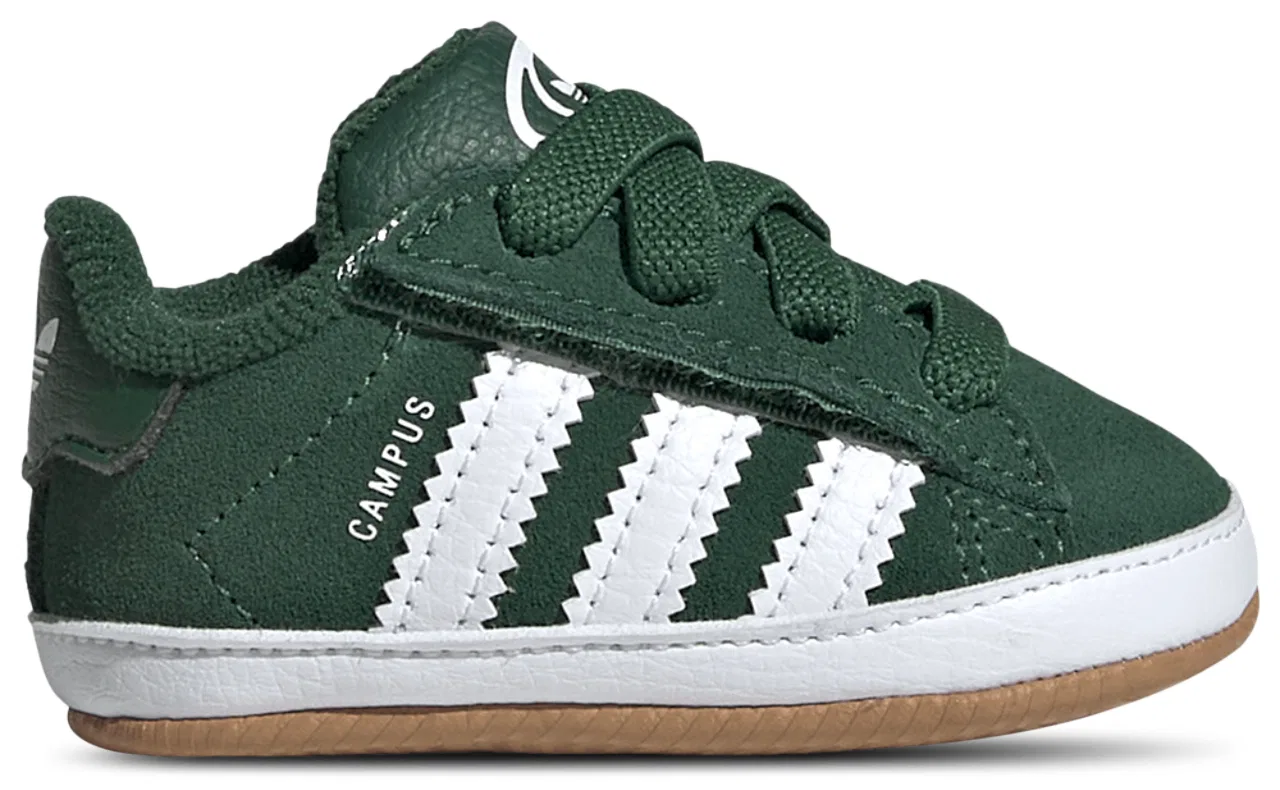 Кроссовки для мальчиков Campus 00s Crib Adidas, цвет Dark Green/White
