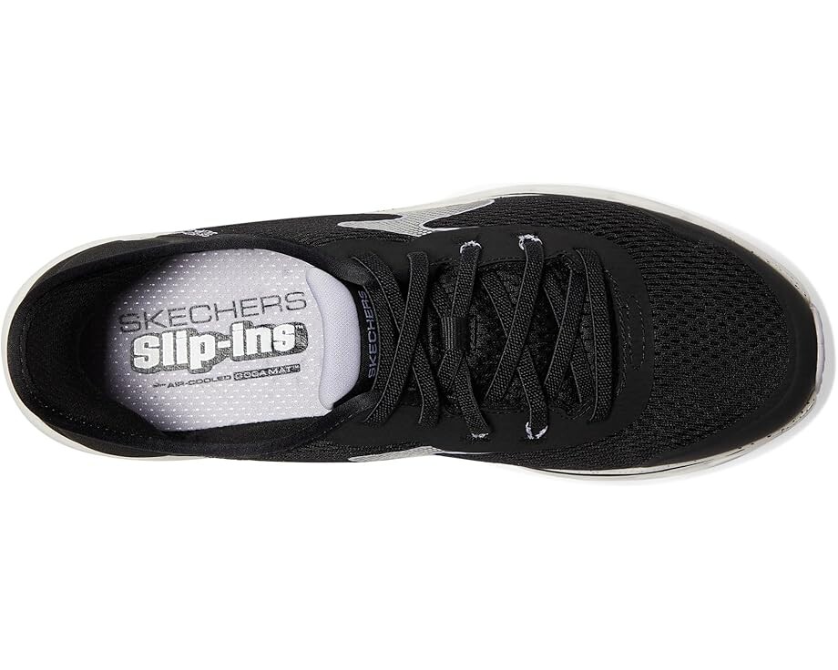 Кроссовки SKECHERS Go Walk Glide Step 2.0 Dani Hands Free Slip-Ins, цвет Black/Lavender — фото 2
