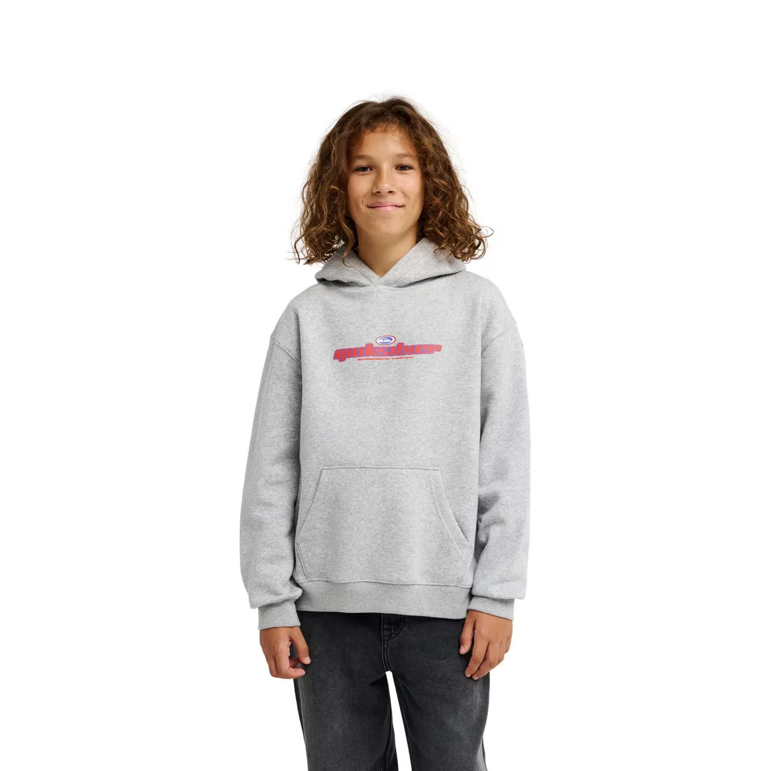 Детская худи для мальчиков оверсайз Quiksilver, Gris