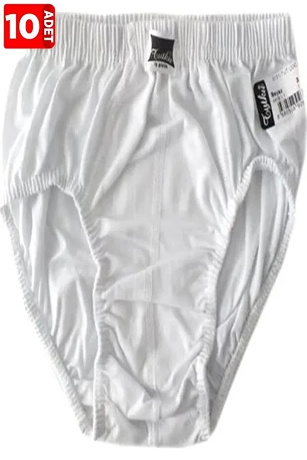 Детские трусы для мальчиков хлопковые Pack of 10 Tutku, White