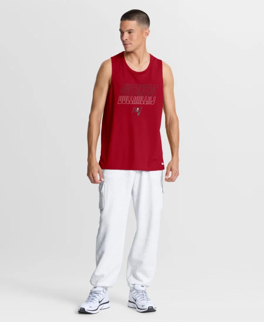 Мужская красная майка Tampa Bay Buccaneers Kickoff Miler Dri-FIT Nike, Red — фото 2
