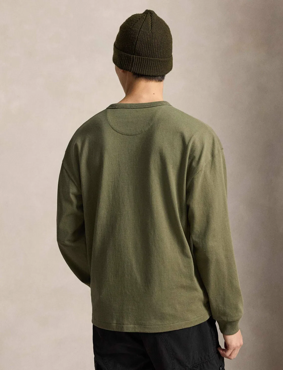 Толстовка Relaxed Fit Polo Ralph Lauren, Verde Oliva — фото 3