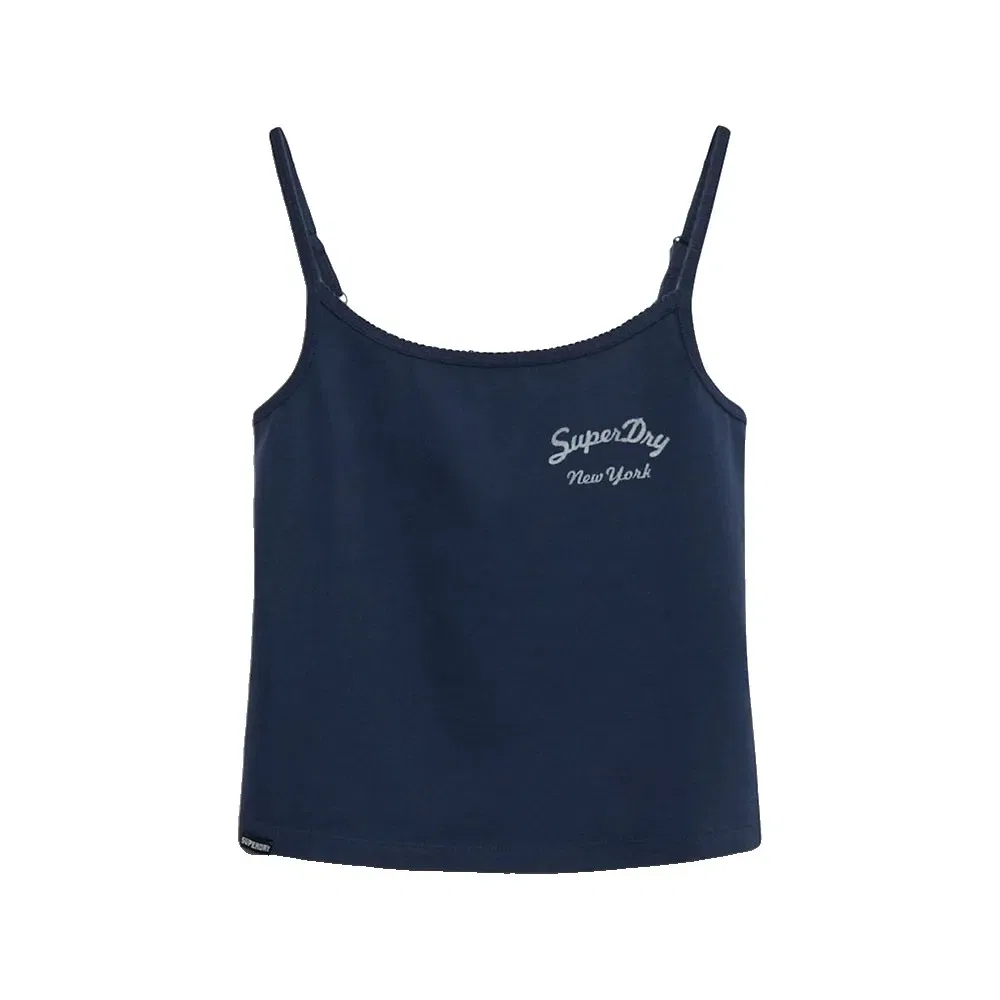 Топ без рукавов Athletic Essential Graphic Cami Superdry, синий
