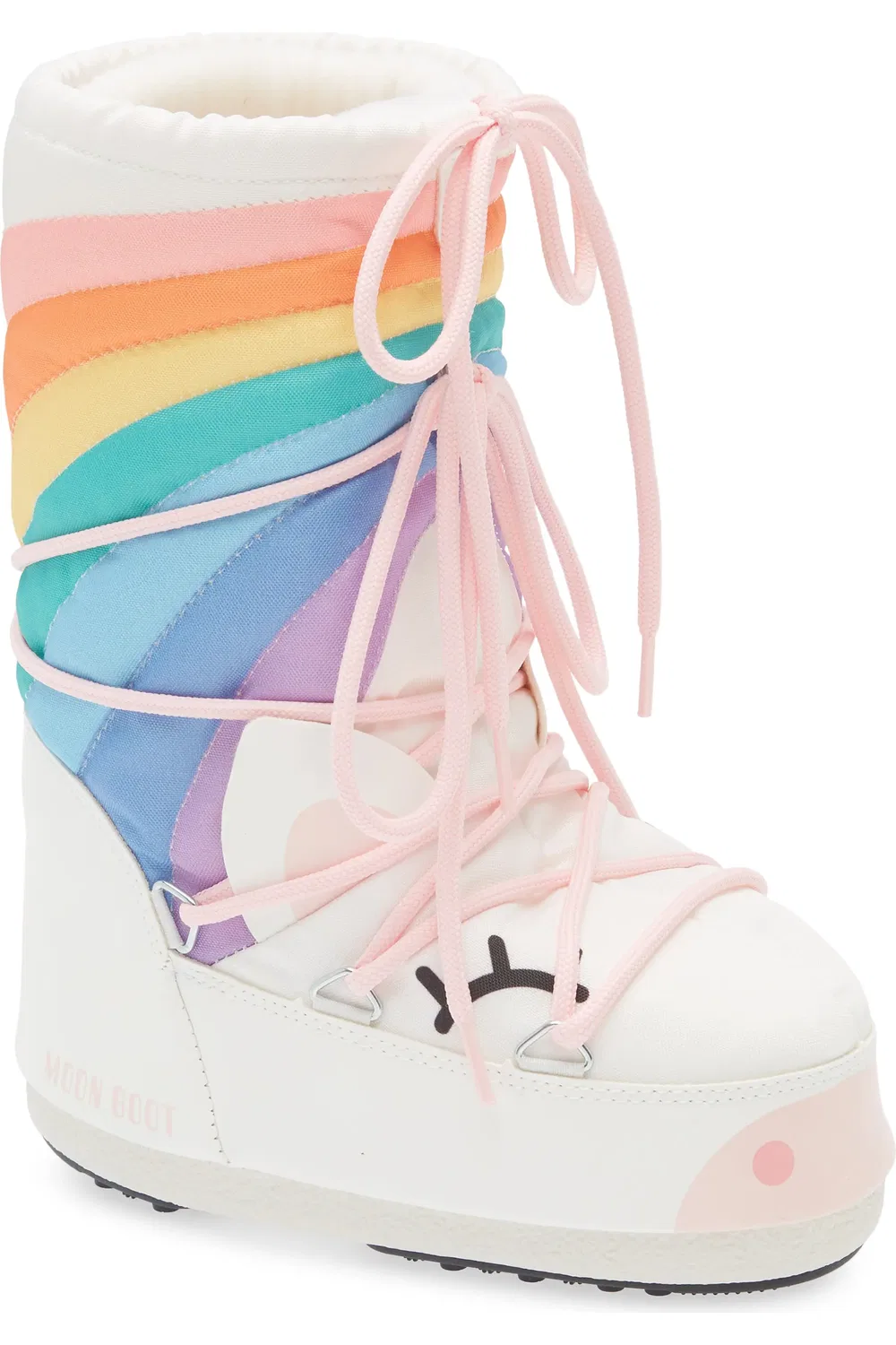 Детские ботинки утепленные Icon Unicorn Moon Boot, White/Multicolor