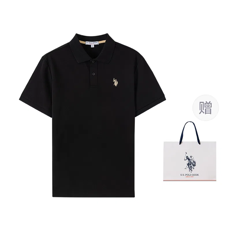 Детское поло с коротким рукавом U.S. POLO ASSN., Elegant Black