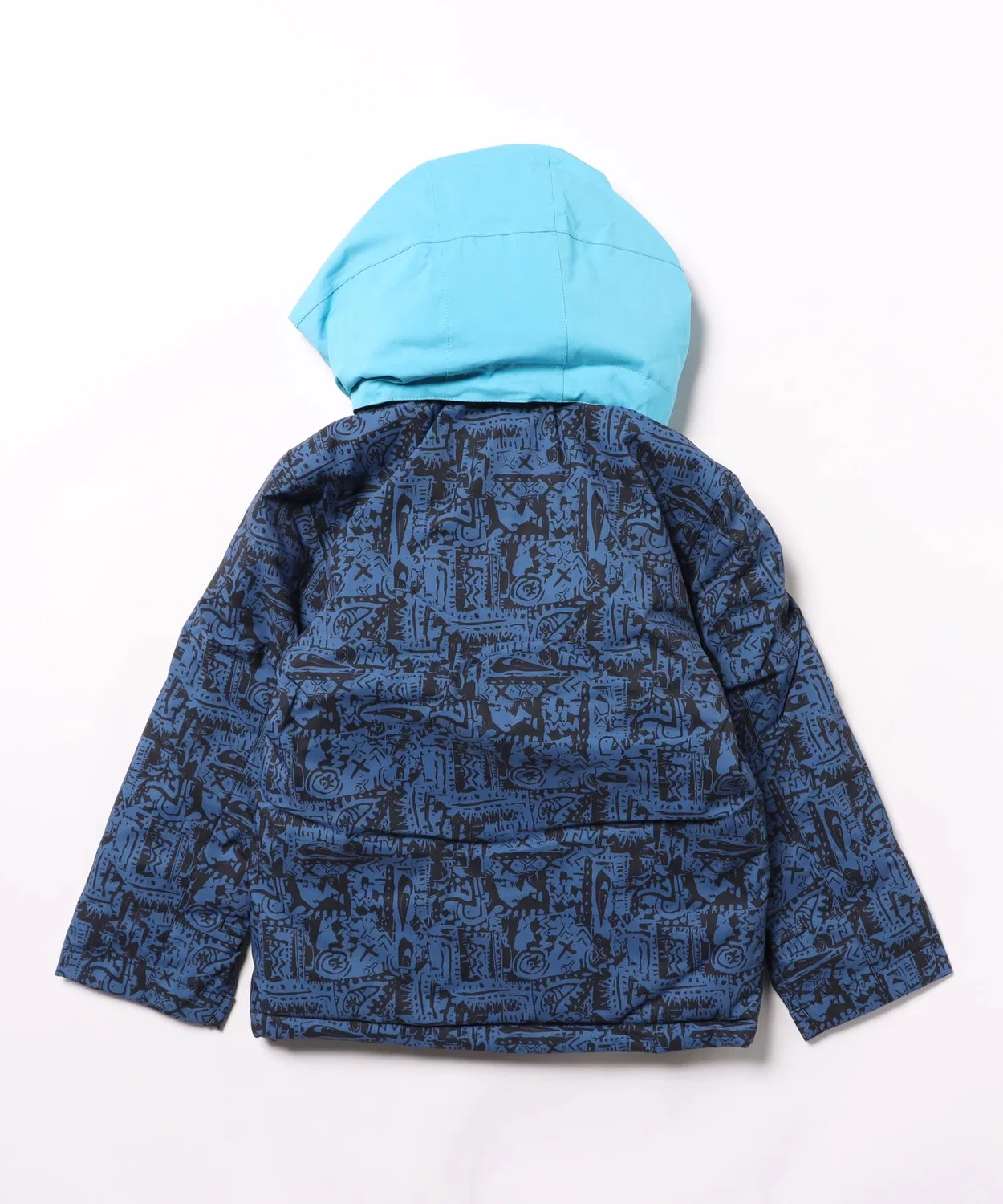 Детская куртка с капюшоном, с принтом, LITTLE MISSION KIDS Quiksilver, Black — фото 2