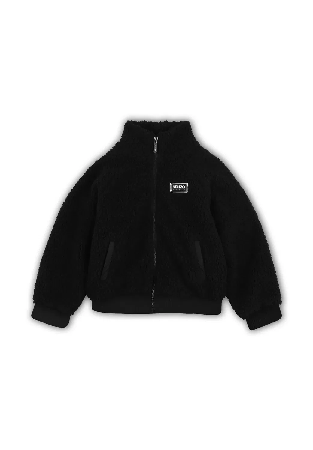 Veste zipée à manches longues - флисовая куртка Kenzo Kids, Black