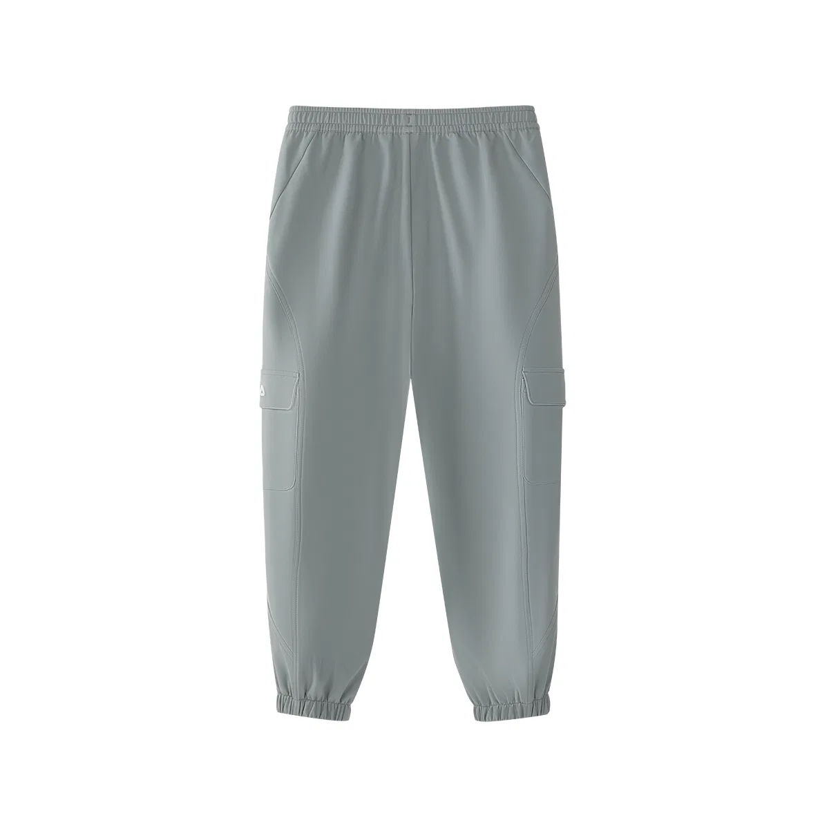 Детские спортивные штаны утепленные с принтом Platform Brim Gray, FILA KIDS, Серый — фото 3