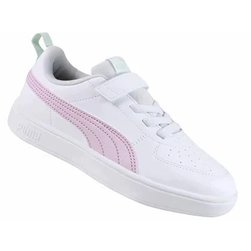Детские кроссовки с липучкой Rickie Ac Ps Puma, Weiss — фото 2
