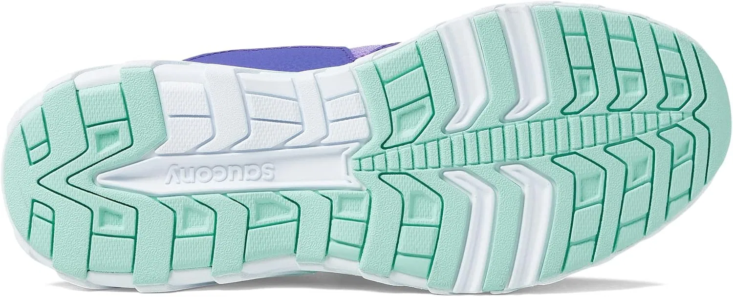 Детские кроссовки для девочек Wind 2.0 Saucony, Purple/Turq — фото 4