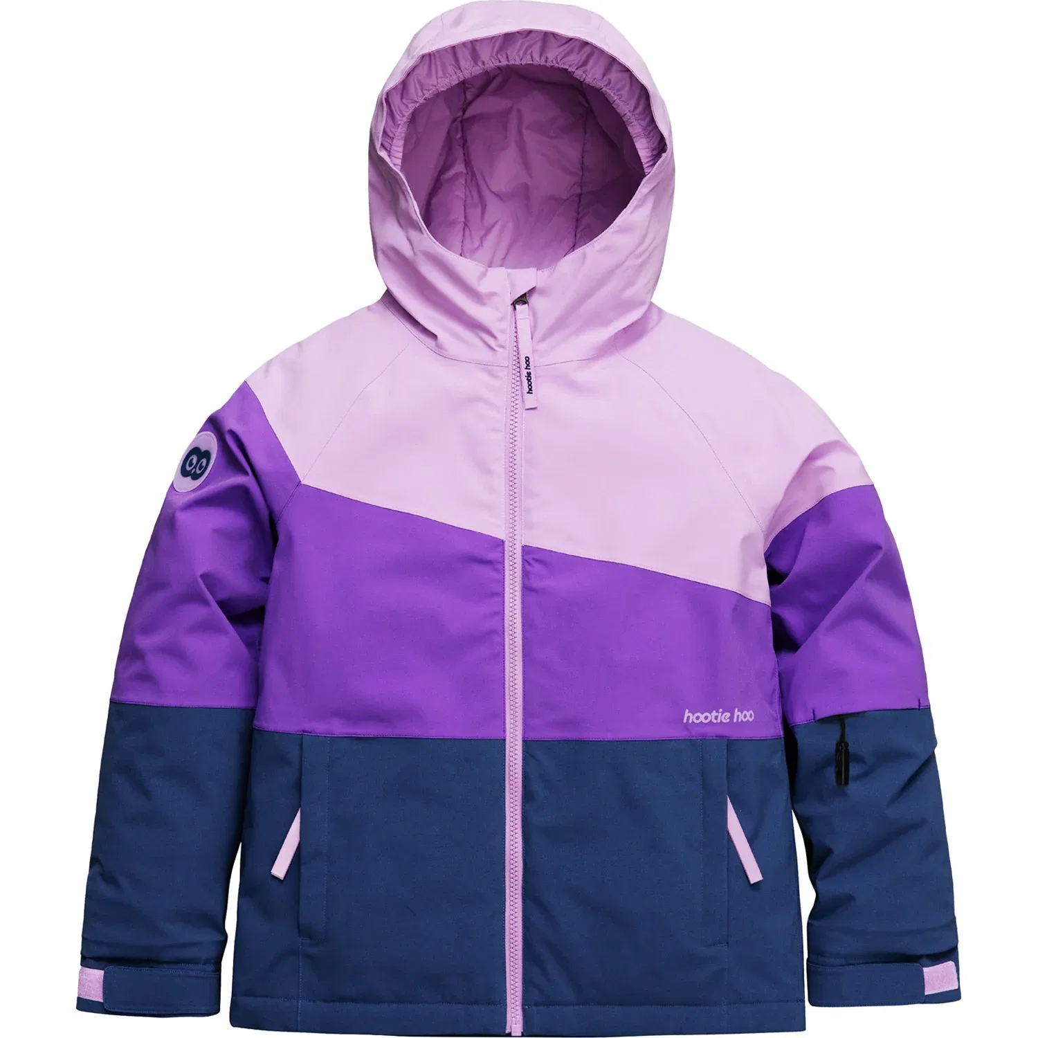 Детская утепленная куртка с мембраной Hootie Hoo Spruce, Lavender Grape Sea Blue