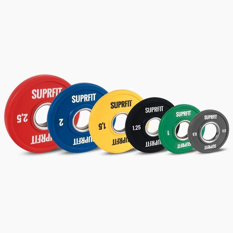 

Suprfit Mini бамперные пластины (пара) - 0,5 кг, Серый