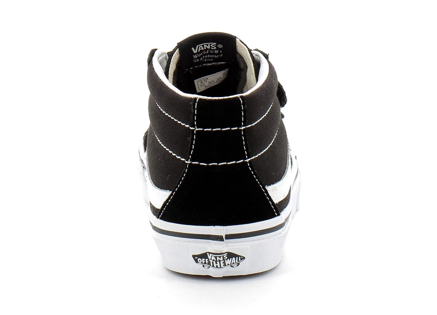 Детские полувысокие кеды Vans Sk8-Mid Reissue, Black — фото 4