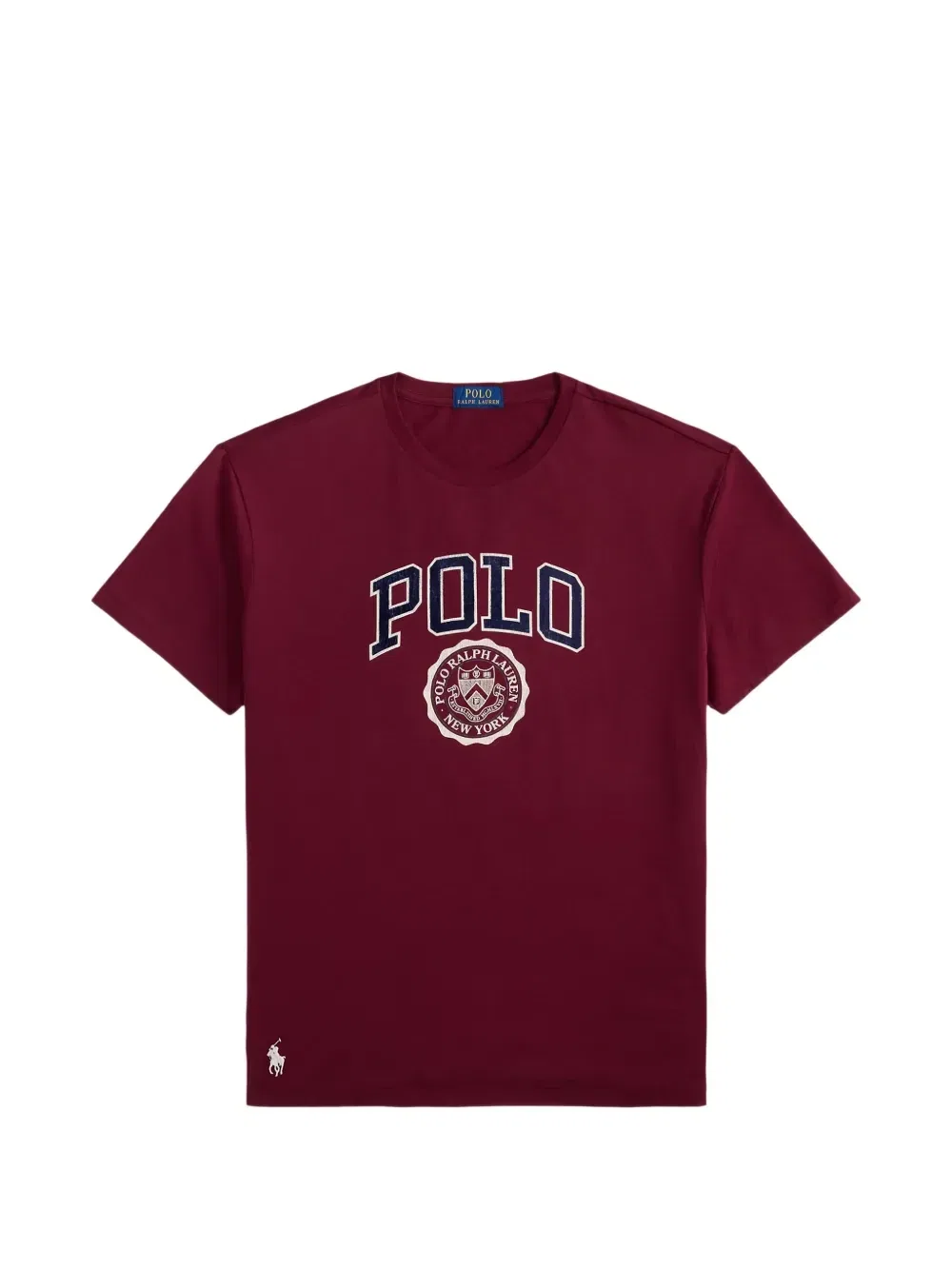Футболка с вышивкой Pony и логотипом Polo Ralph Lauren, красный