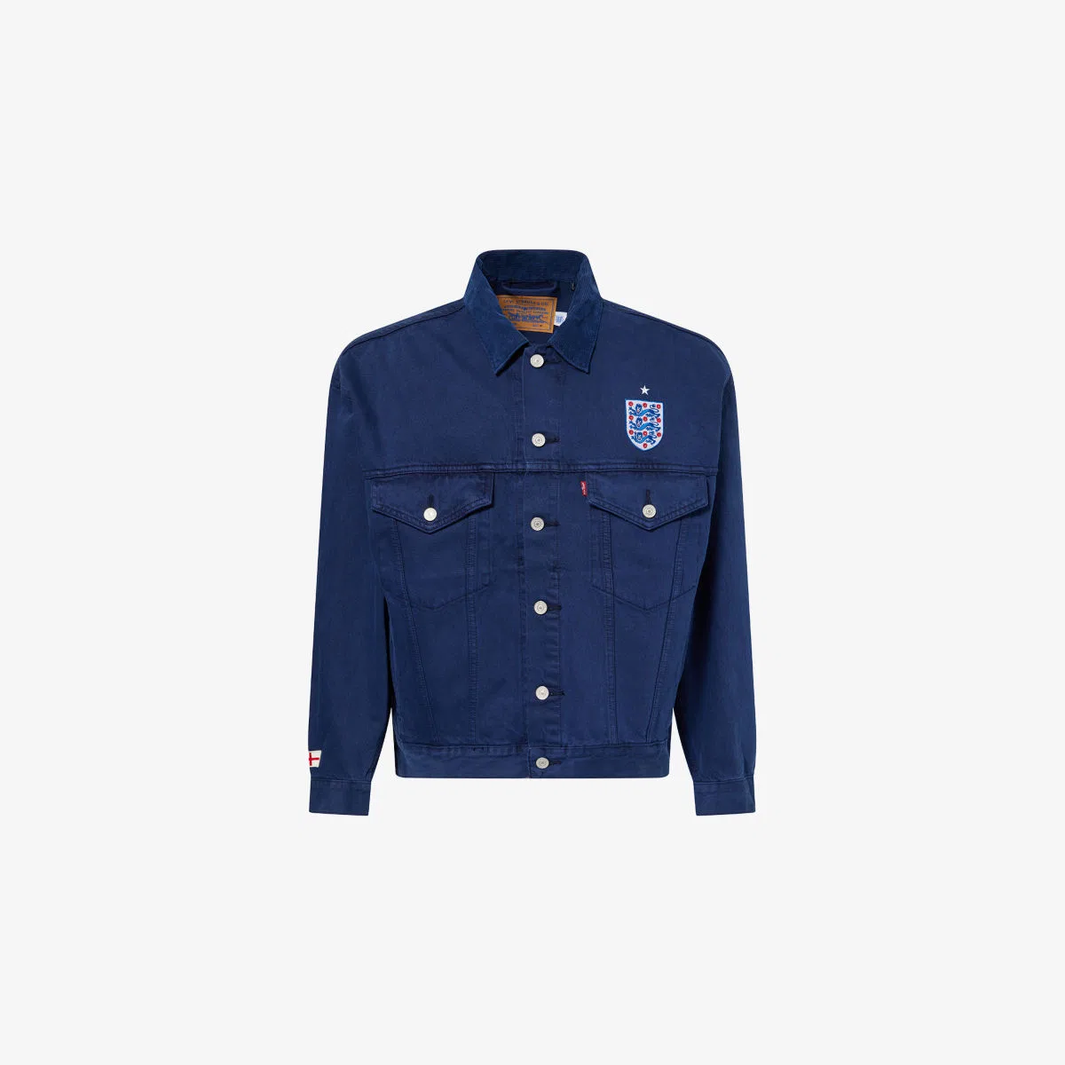 Джинсовая куртка-тракер levi's x world cup england football type iii Levis, мультиколор