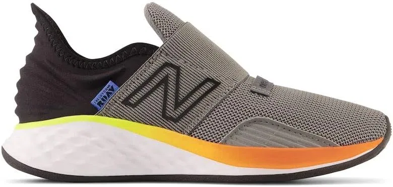 Детские кроссовки-слипоны Fresh Foam Roav V1 New Balance, Harbor Grey/Neon Dragonfly/Cosmic Pineapple — фото 2