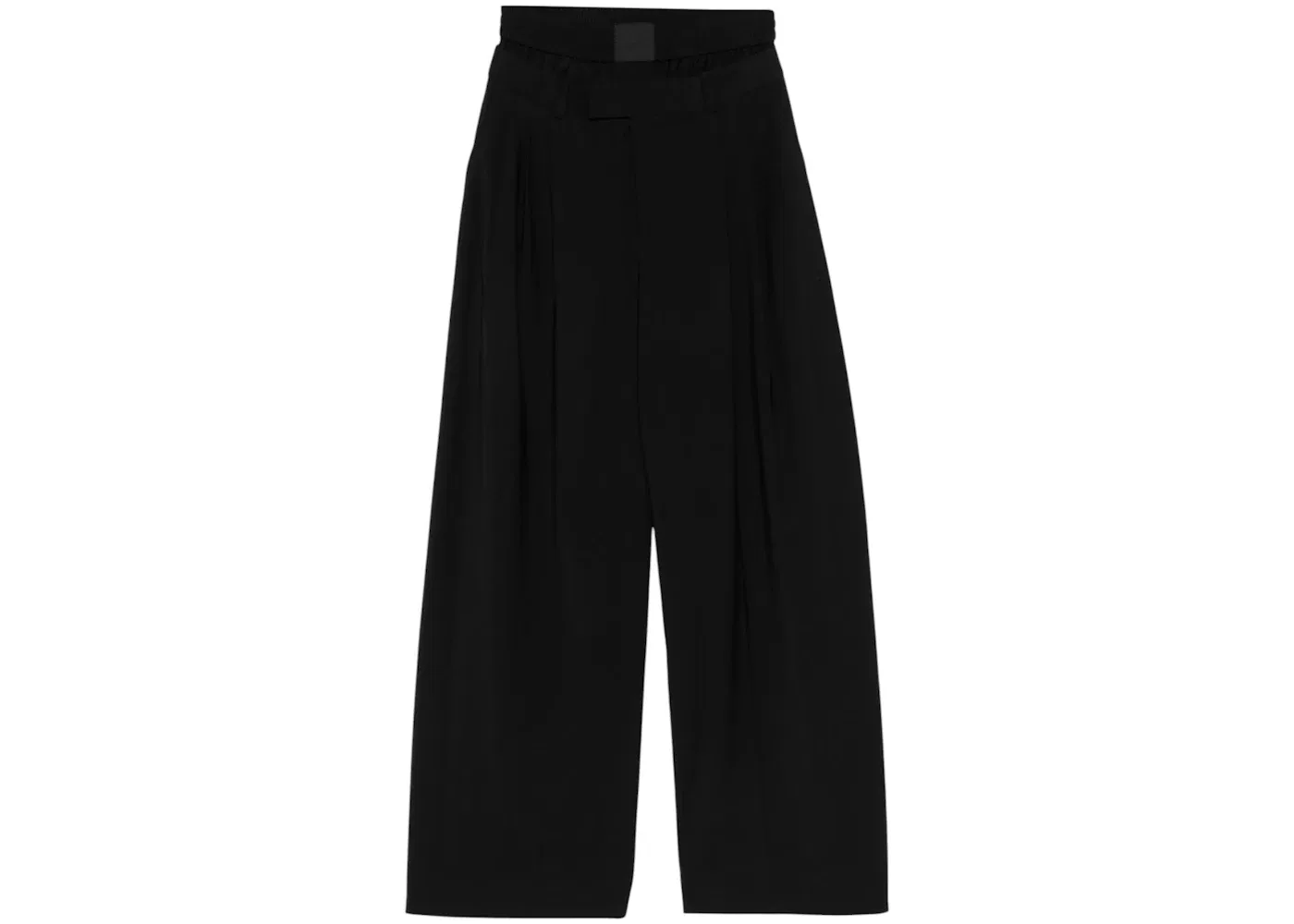 Женские брюки-палаццо в складку Alexander Wang, Black