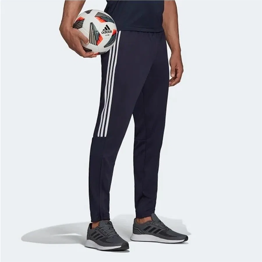 Спортивные штаны с зауженным кроем AEROREADY Sereno adidas, Синий — фото 4