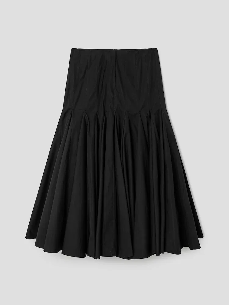 Юбка миди с воланами JACQUEMUS, Black