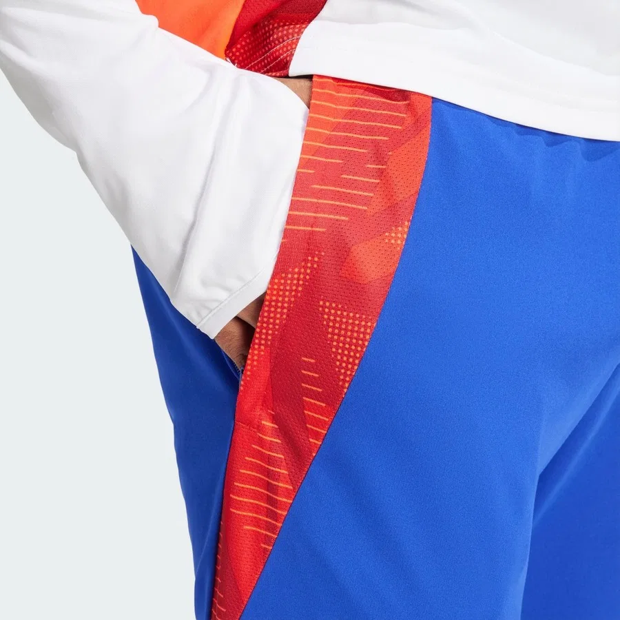 Спортивные штаны с AEROREADY и молниями Tiro 24 Competition adidas, Сине-белый — фото 4