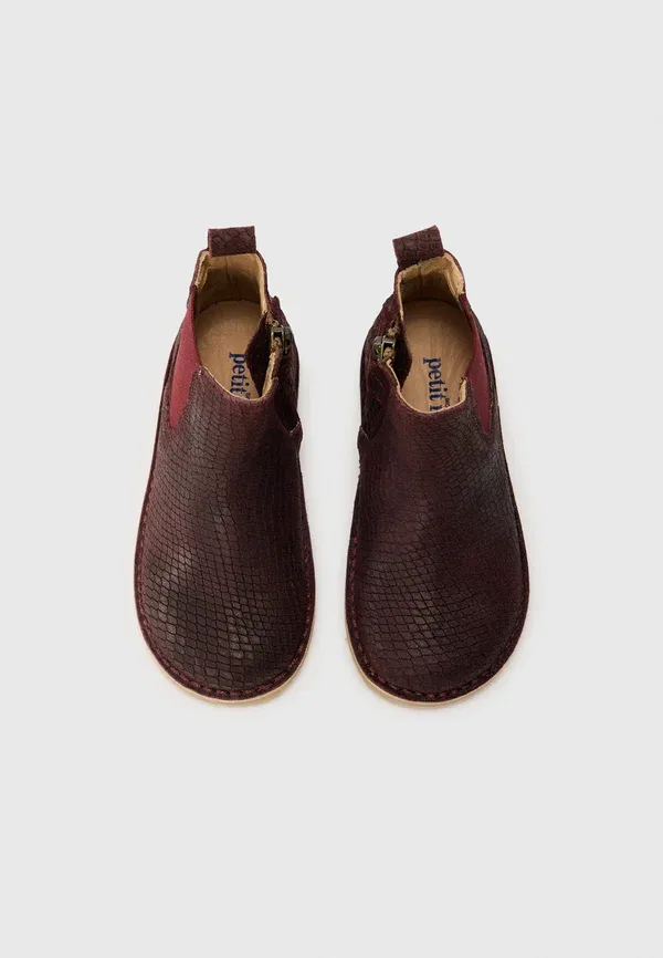 Ботинки кожаные Unisex - klasikiniai aulinukai Petit Nord Copenhagen, burgandy, бордовый — фото 4