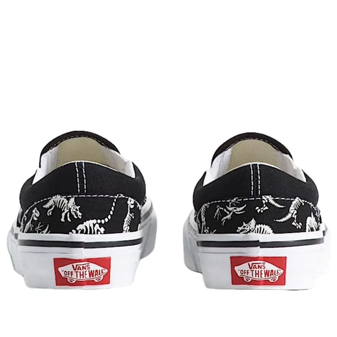 Детские кеды с принтом Glow-in-the-Dark Black Vans, черный — фото 4