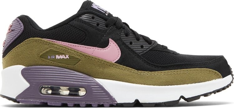 

Кроссовки Nike Air Max 90 GS 'Black Pilgrim', черный