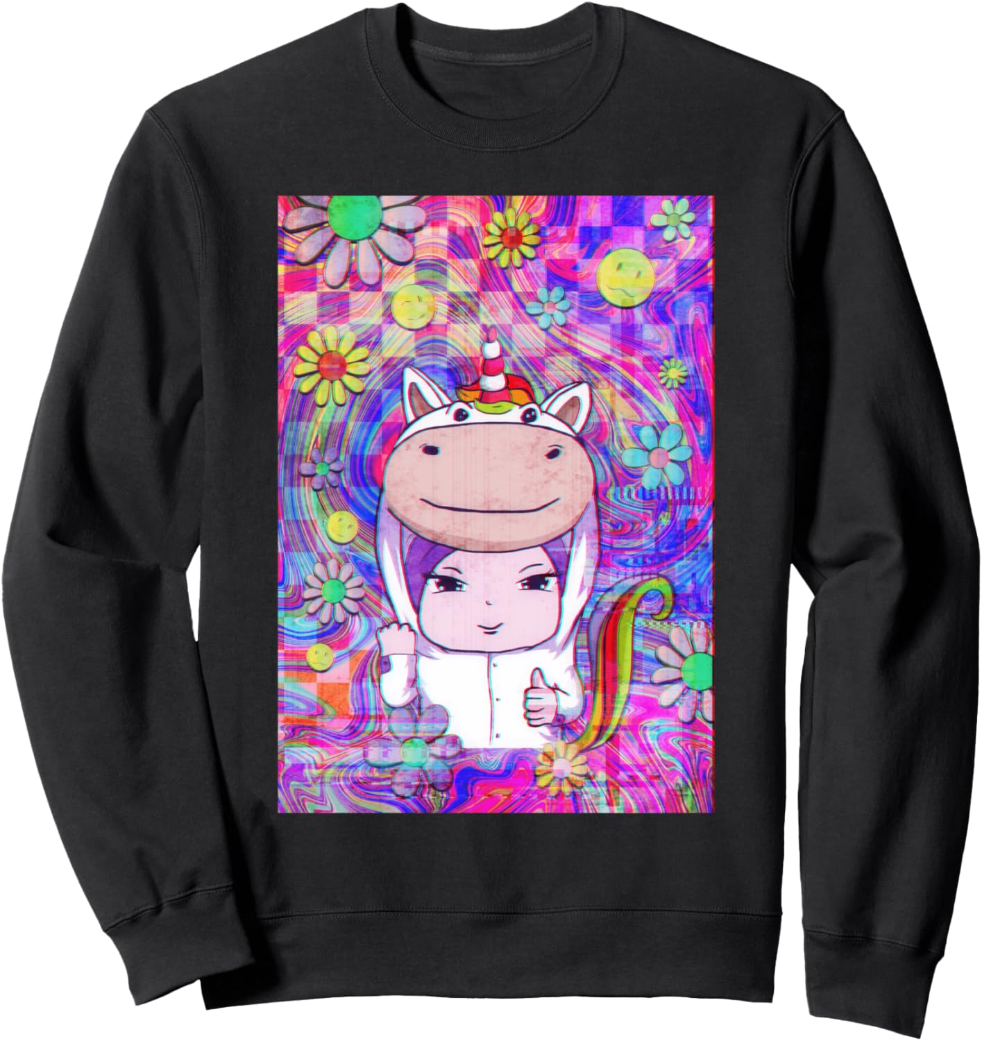 

Толстовка KidCore Aesthetic Vapor Red Core с изображением единорога, черная Kikkol Aesthetic Clothing Alt Indie Nostalgiacore., Черный, Толстовка KidCore Aesthetic Vapor Red Core с изображением единорога, черная Kikkol Aesthetic Clothing Alt Indie Nostalg