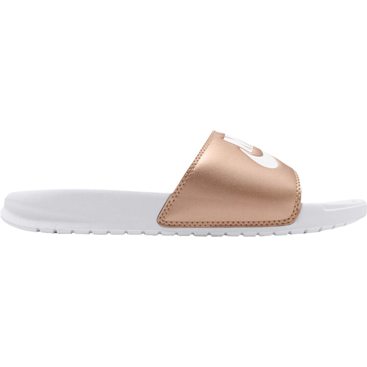 Шлепанцы Nike Wmns Benassi JDI 'Metallic Red Bronze', золотой