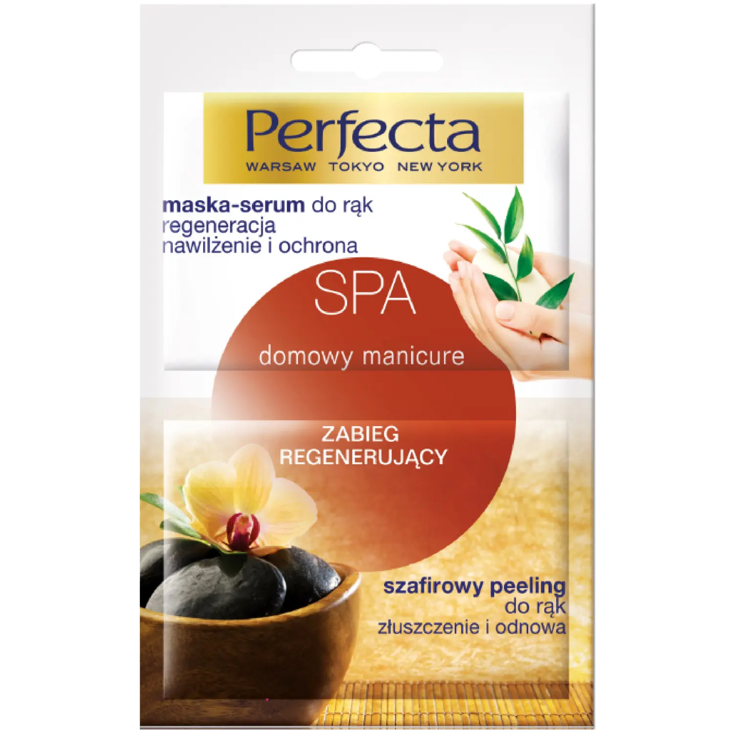 

Perfecta Spa набор: сапфировый скраб для рук, 6 мл + маска для рук, 6 мл