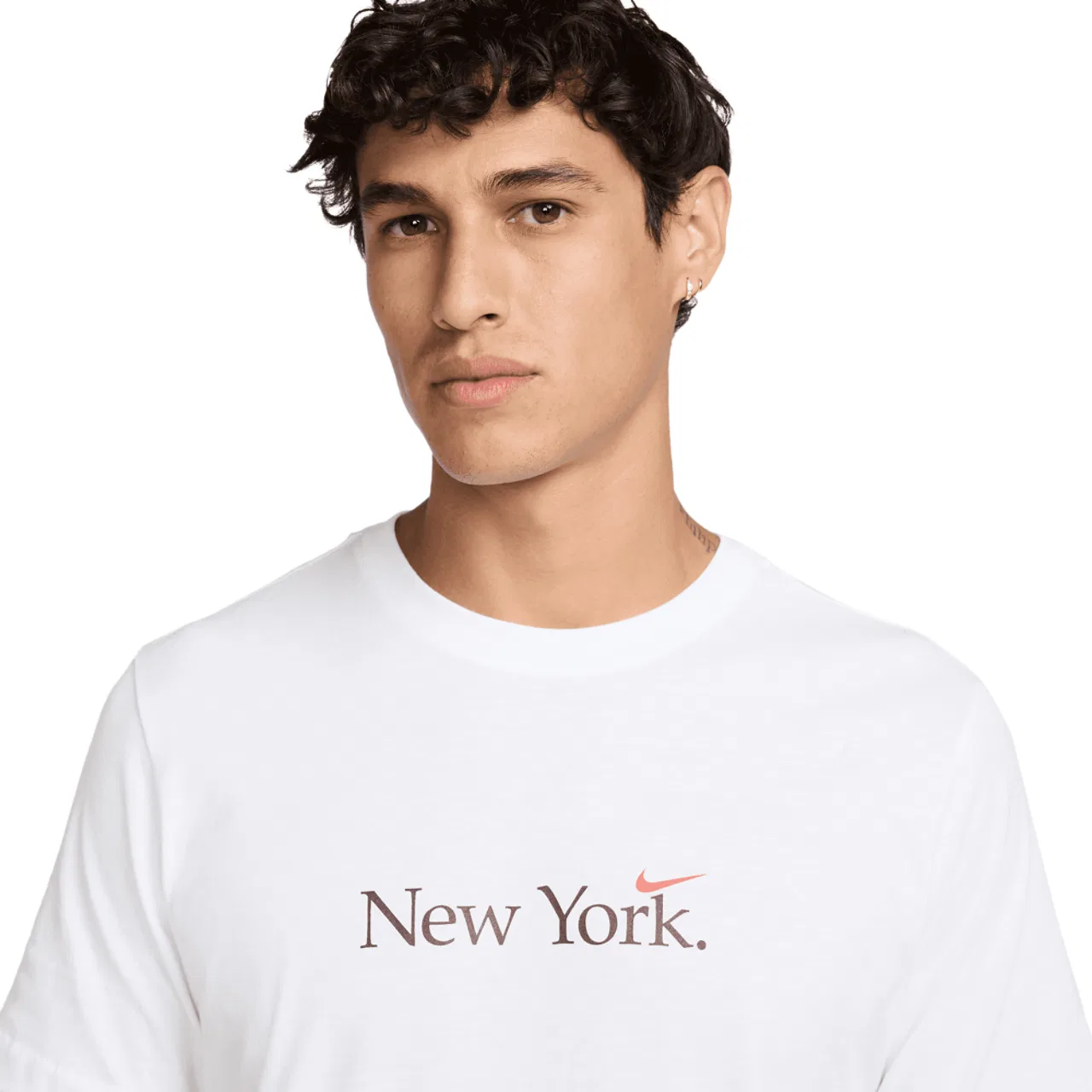 Футболка мужская NYC Nike, цвет White/Cosmic Clay — фото 3