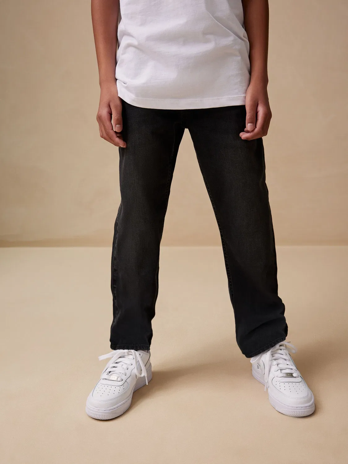 Джинсы Regular Fit Stretch Next, Washed Black