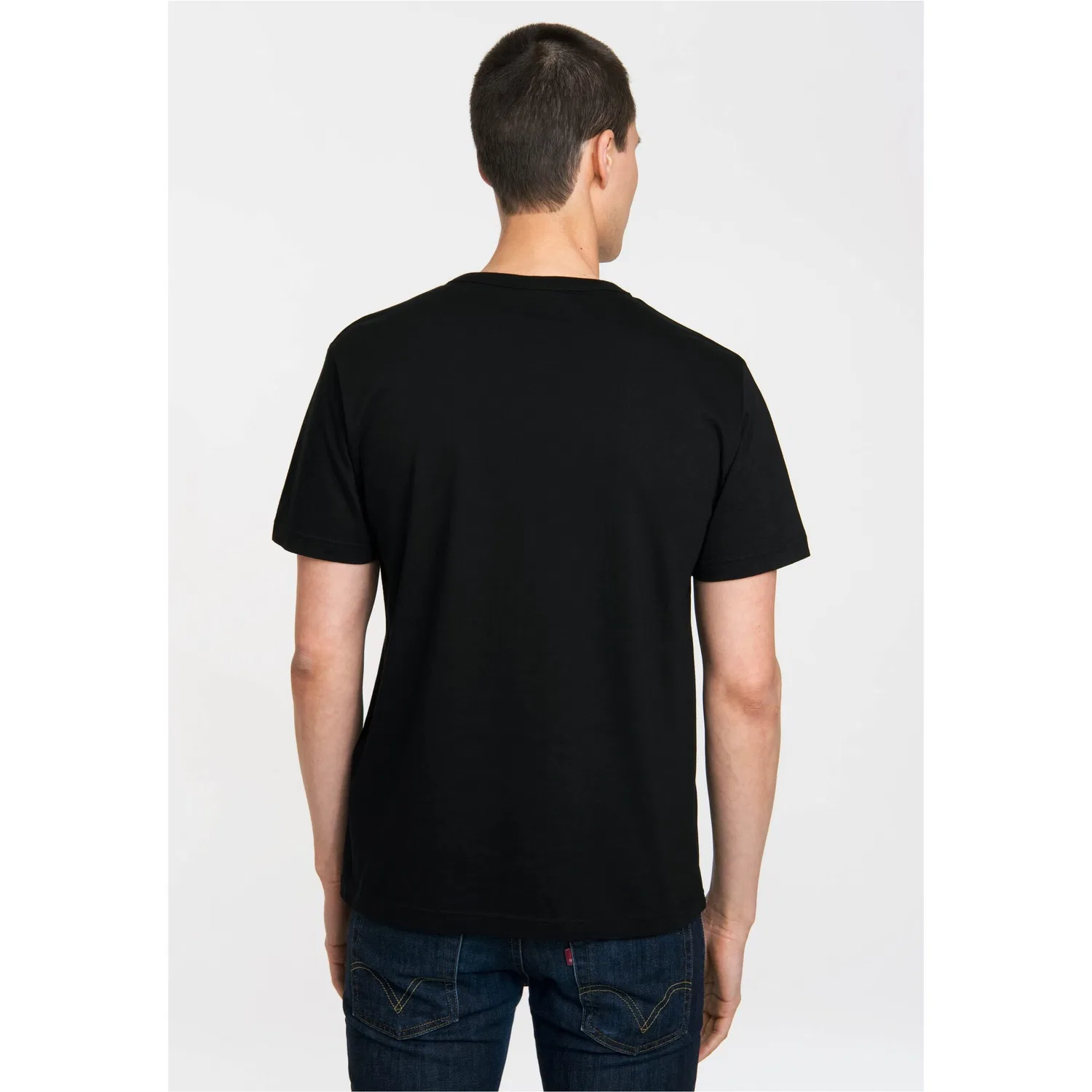 Детская хлопковая футболка с принтом Muppets LOGOSHIRT, Black — фото 4