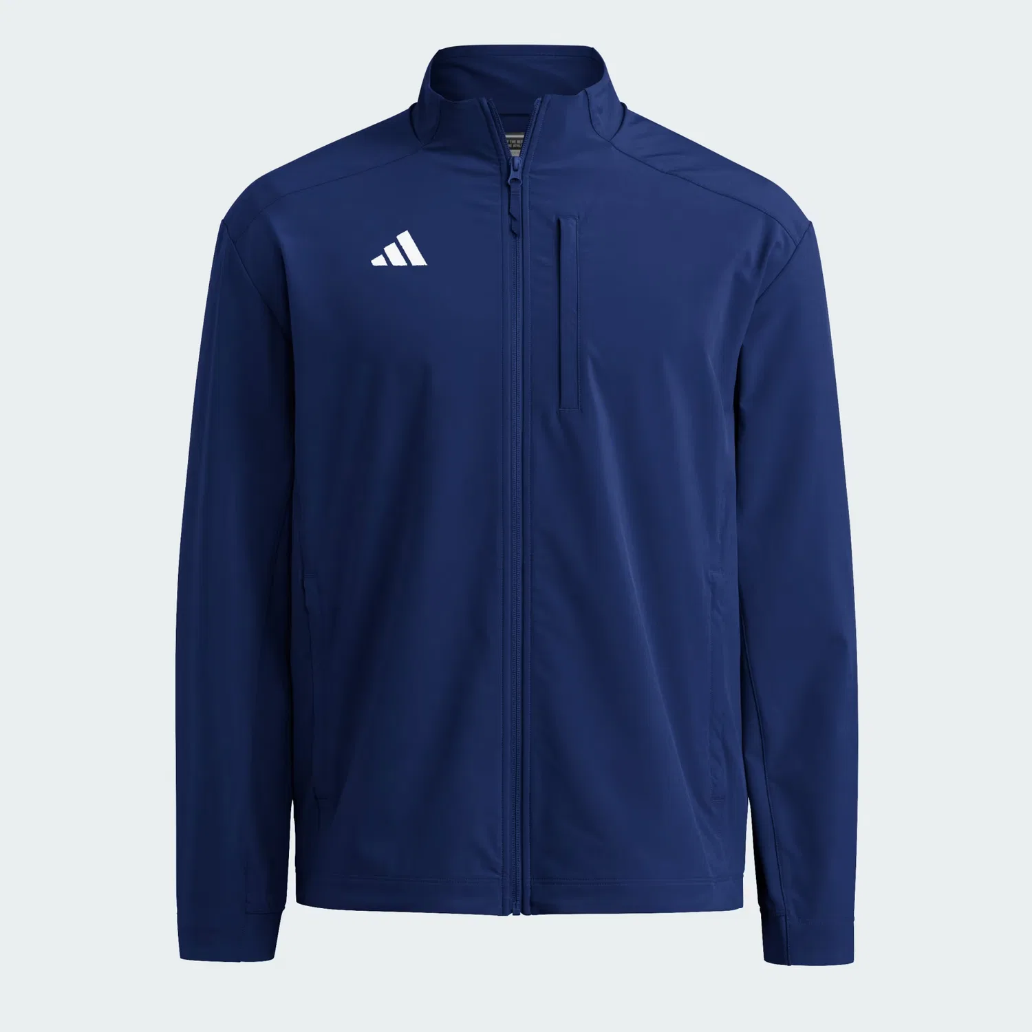 Мужская дорожная куртка на молнии Adidas Originals, темно-синий/белый