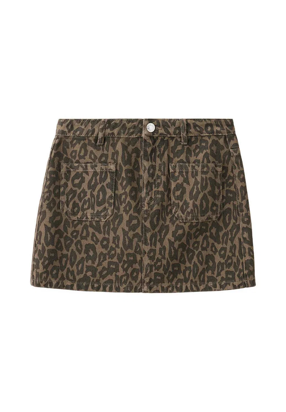 Детская юбка А-силуэта Mango Kids, Dark Brown — фото 3
