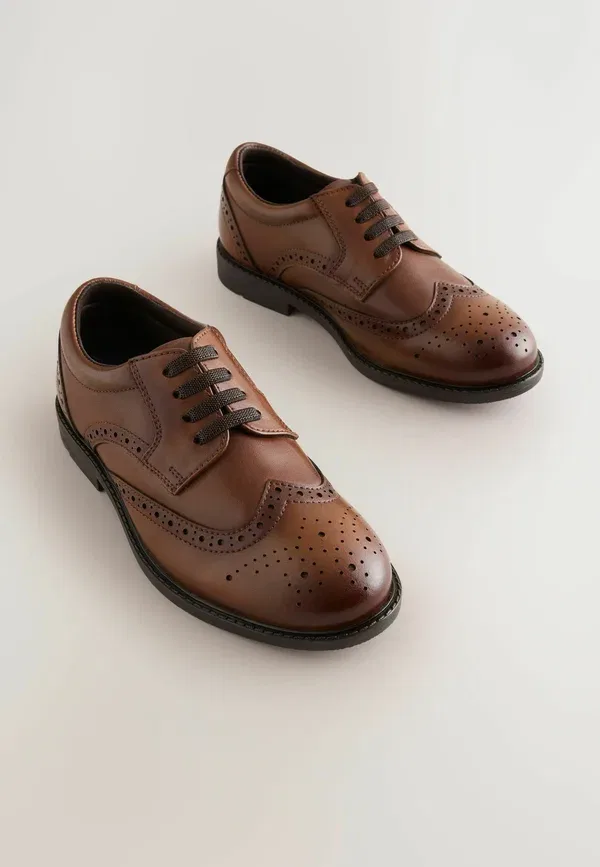 Ботинки кожаные Lace-ups Next Tan Brown, светло-коричневый — фото 2