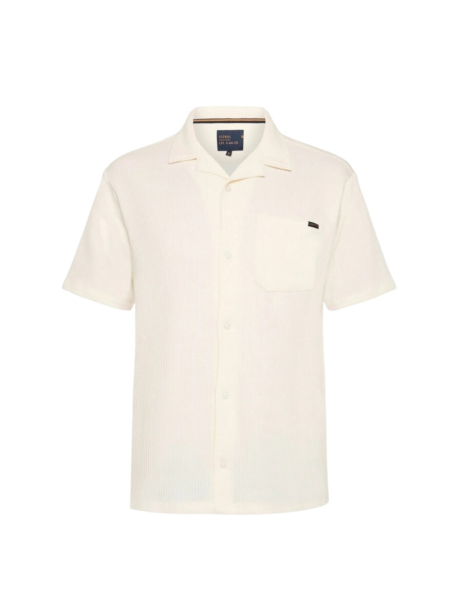 

Рубашка на пуговицах классического кроя Signal Willy, экрю