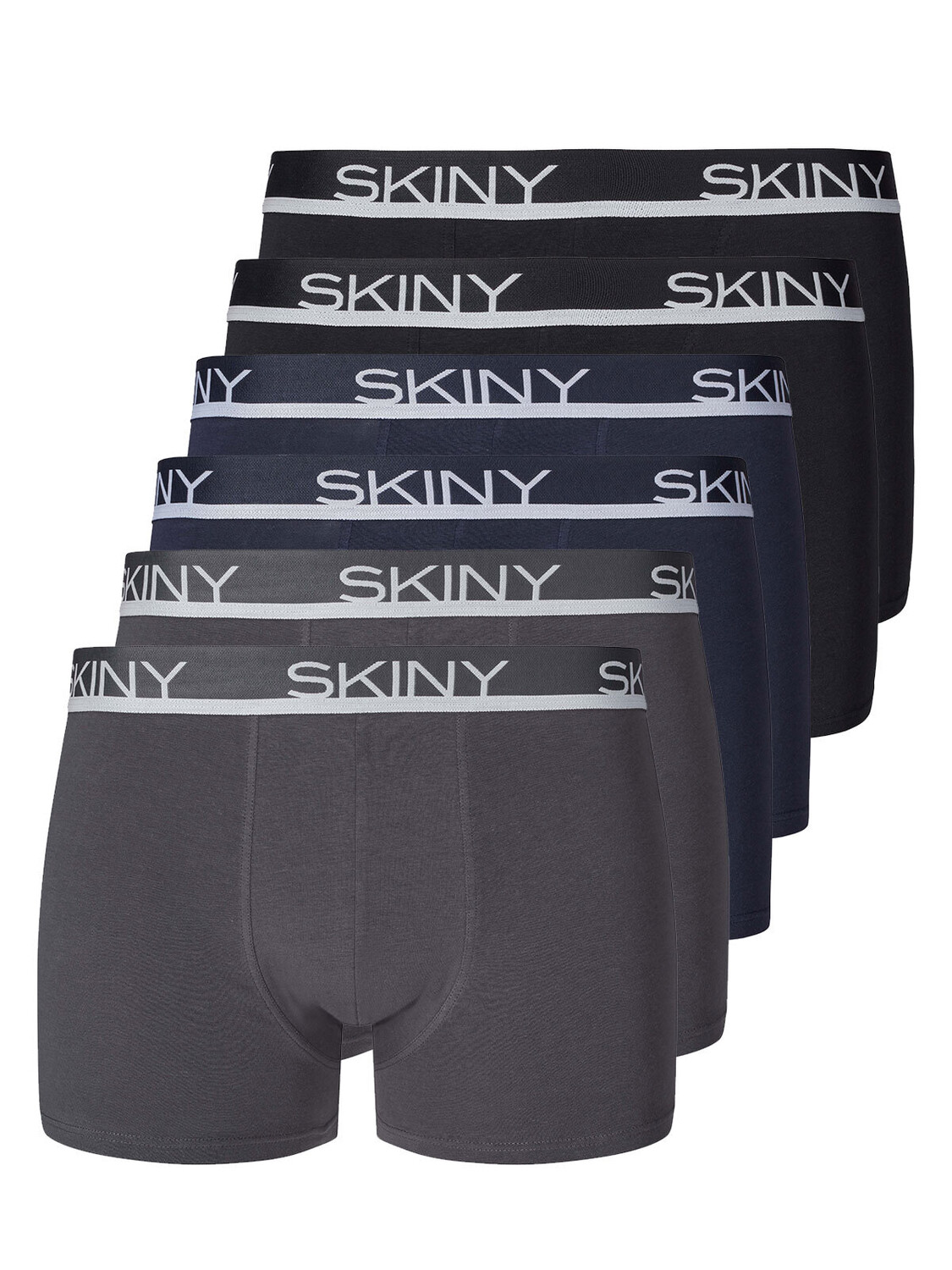 

Трусы Skiny 6er Pack Pant, цвет greyblueblack selection