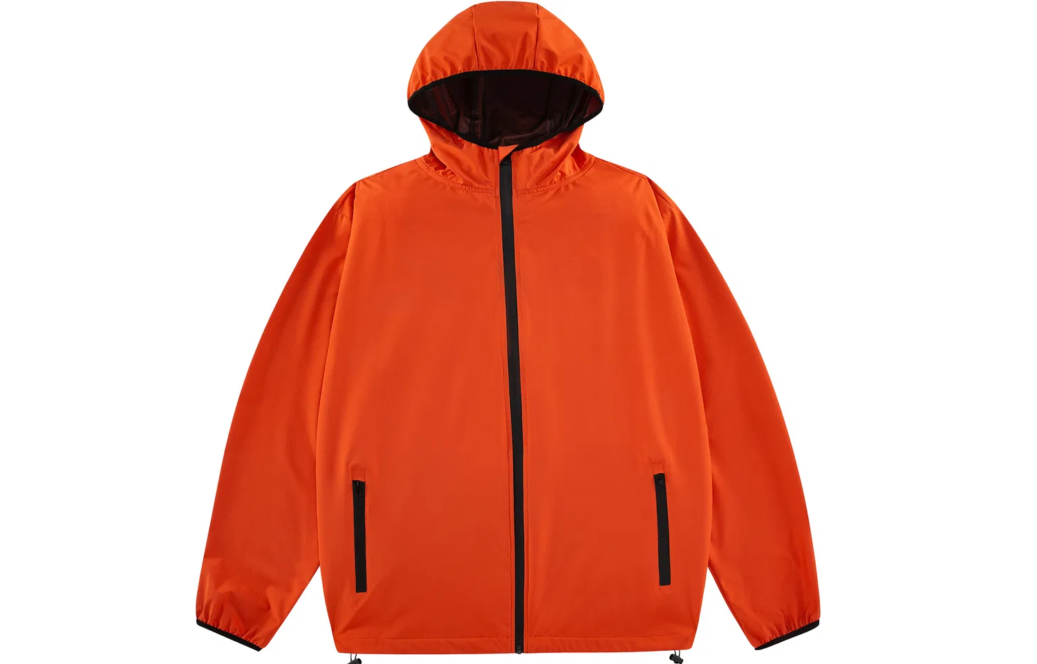Детский тренчкот с капюшоном, тонкий, Orange Red, GR816